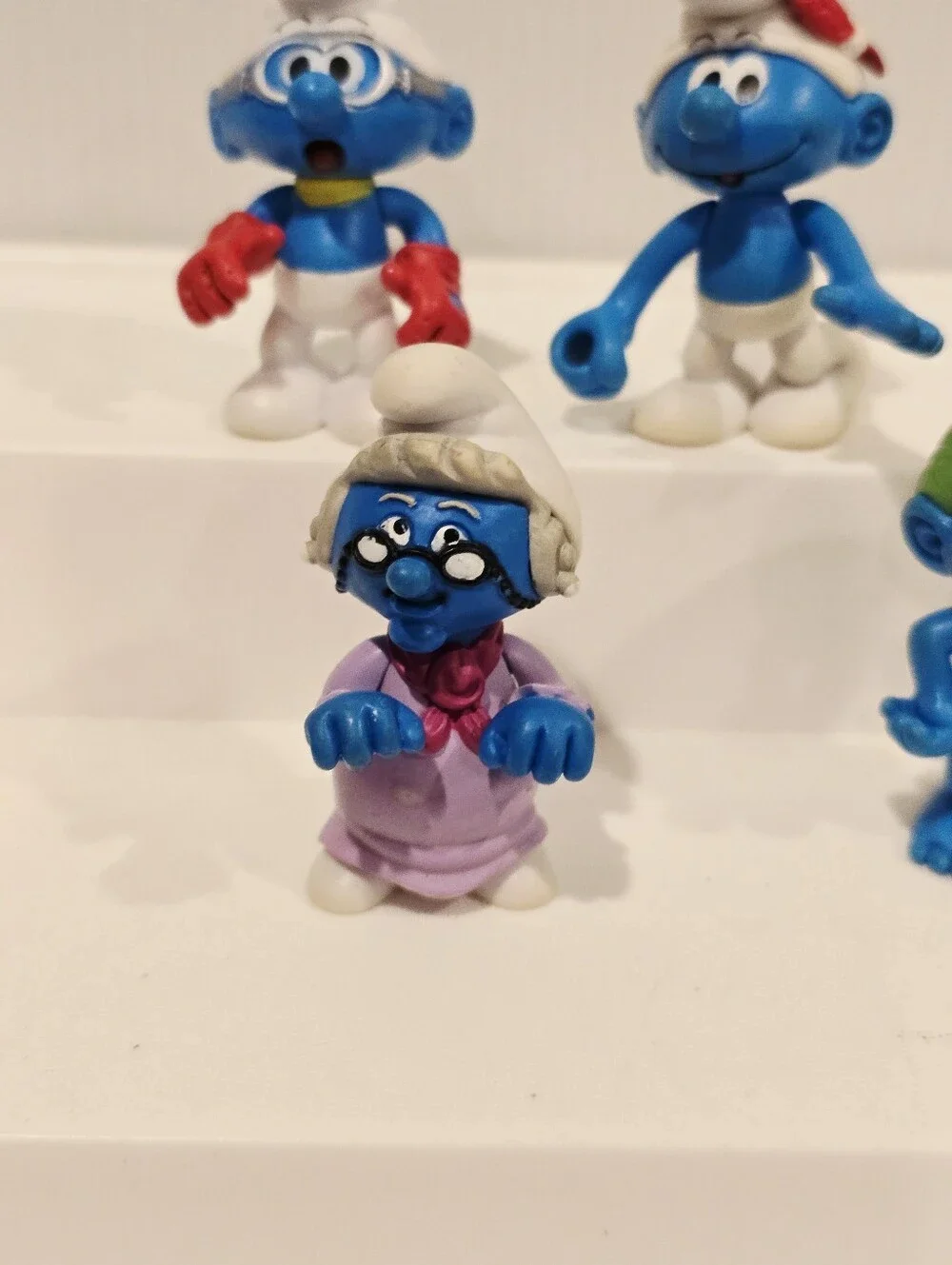 Smurfs Peyo Smurf Figure Set Grandma Mixed Figure Set